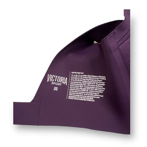 Victorias Secret Sport Angel Max Purple Sports Bra Size 32DD - Picture 5 of 6